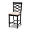 Baxton Studio Lanier Sand Upholstered Espresso Finished 5-Piece Wood Pub Set 157-9599-9776 - alternate 6